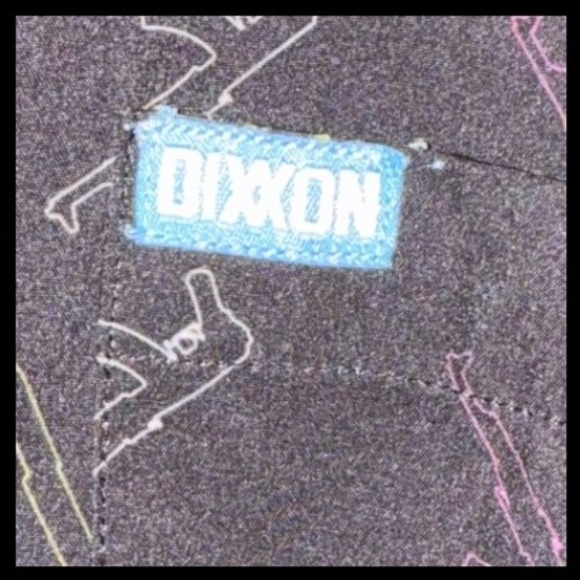 NWOT Dixxon Flannel Company Pew Pew Gun Print Short Sleeve Shirt Size L - Picture 5 of 6